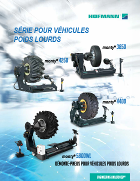 monty® 5800WL Démonte pneus pour poids lourds brochure